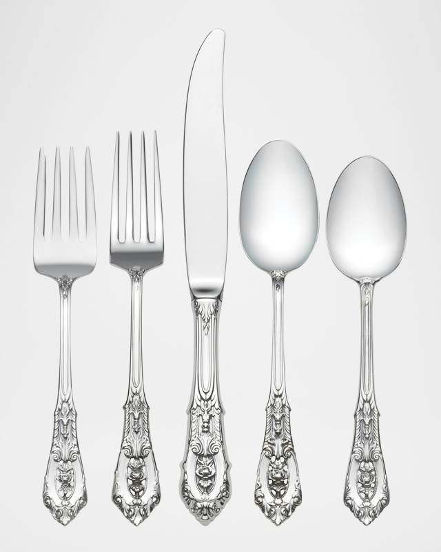 Rose Point 66-Piece Flatware Set, Service for 12